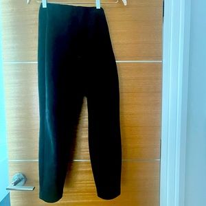Slick Suede optic skinny pant in trendy black